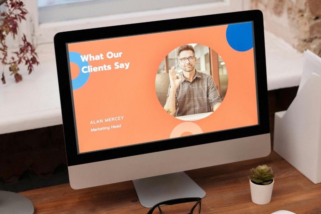 computer con landing page aperta