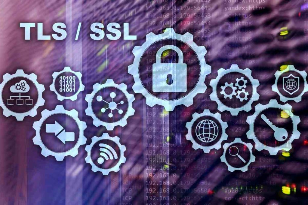 scritta TLS e SSL