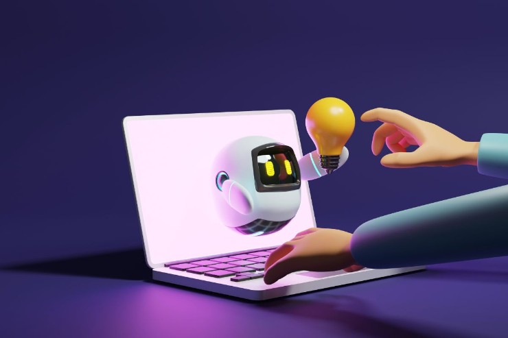 computer con robot