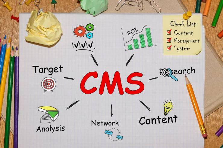 scritte varie con CMS