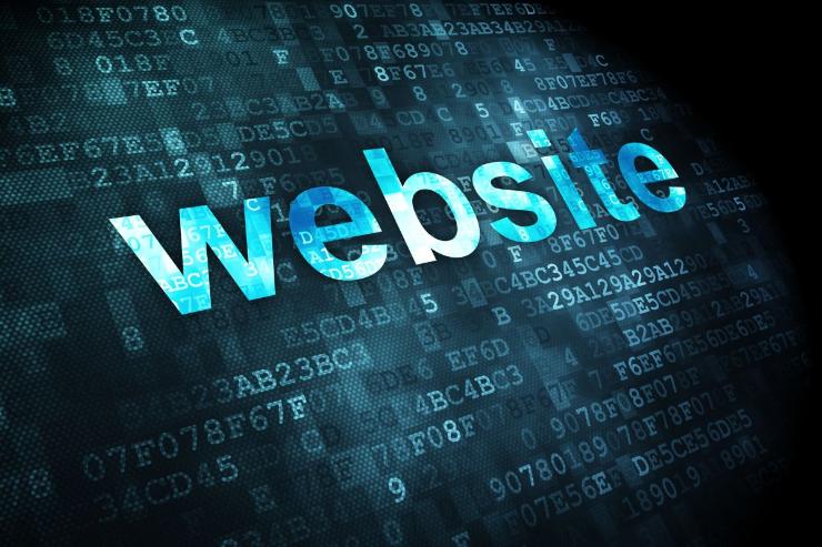scritta "website!