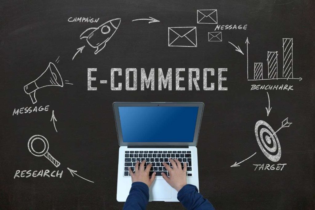 e-commerce scritte con pc